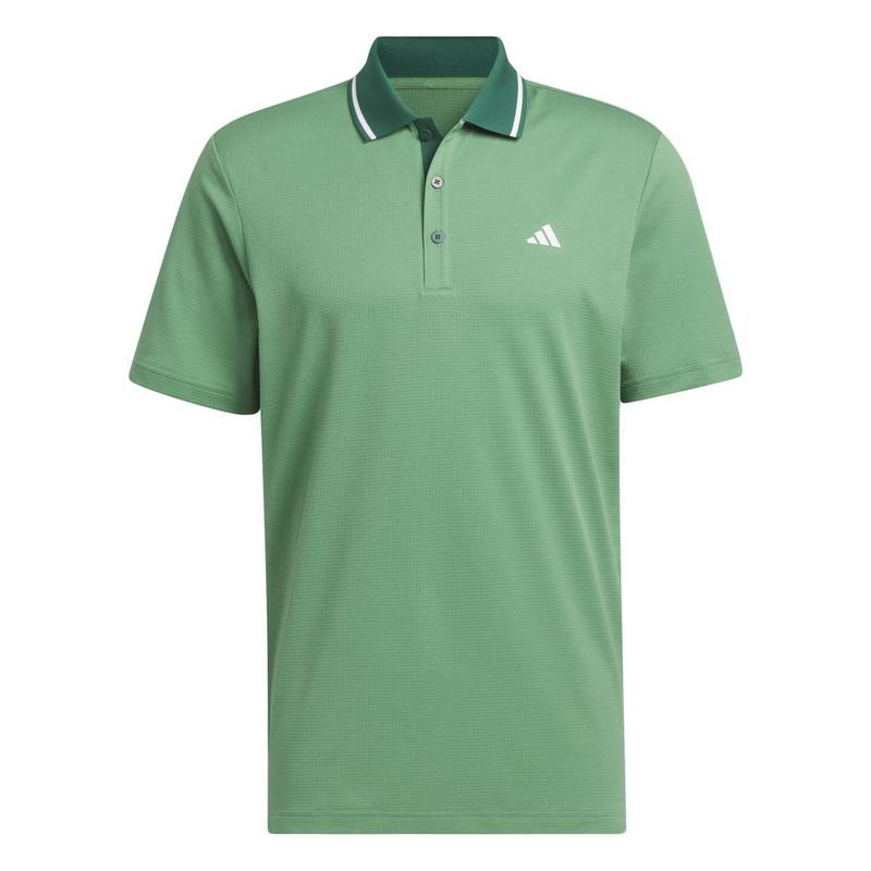 adidas Ultimate365 Twistknit Golf Polo - Green - main image