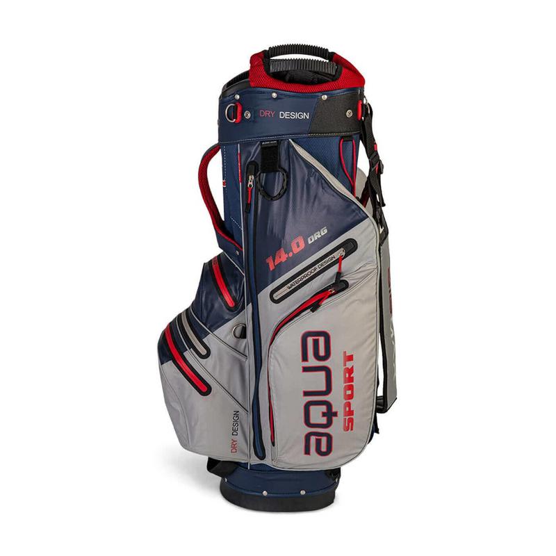 Big Max Aqua Sport 3 Waterproof Golf Cart Bag - Navy/Silver/Red - main image