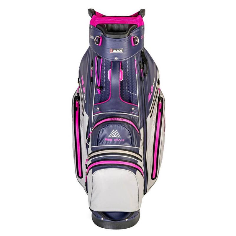 Big Max Aqua Sport 3 Waterproof Golf Cart Bag - Steel/Navy/Fuschia - main image