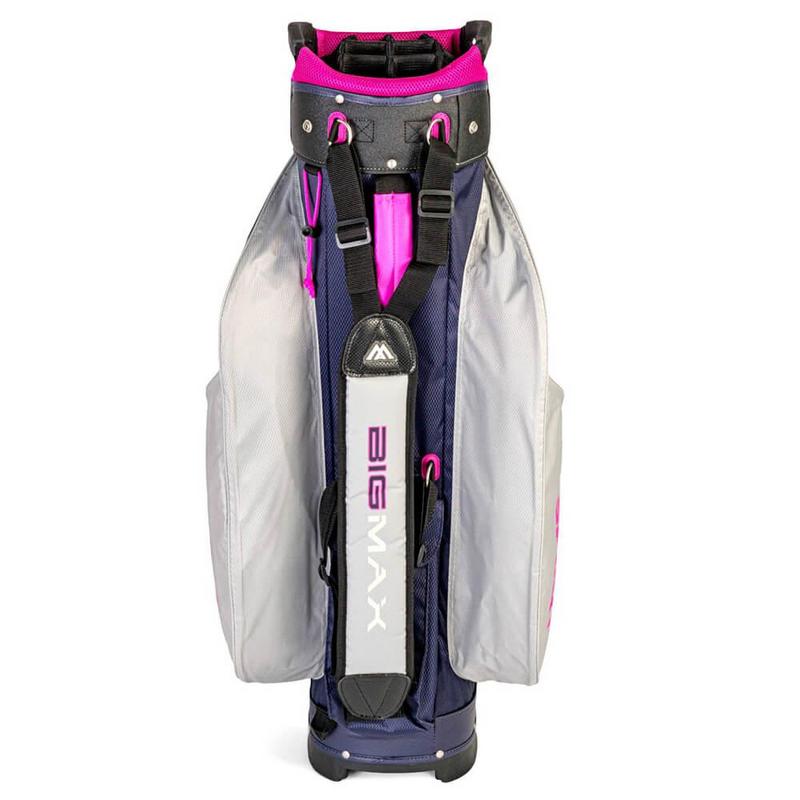 Big Max Aqua Sport 3 Waterproof Golf Cart Bag - Steel/Navy/Fuschia - main image