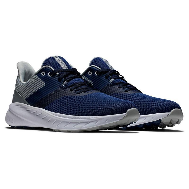 FootJoy Flex Golf Shoes - Navy/Grey/White - main image