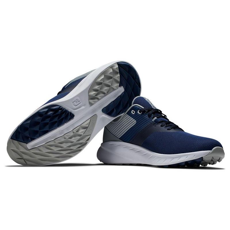 FootJoy Flex Golf Shoes - Navy/Grey/White - main image