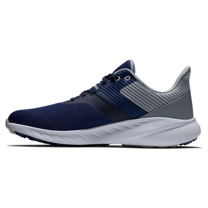 FootJoy Flex Golf Shoes - Navy/Grey/White - main image