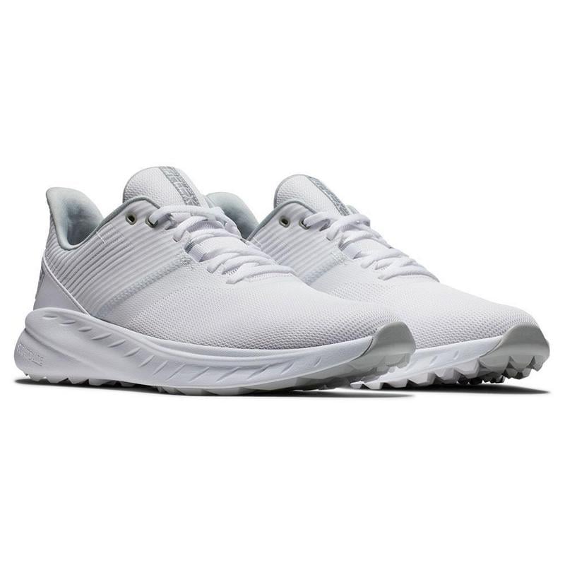 FootJoy Flex Golf Shoes - White/Grey - main image