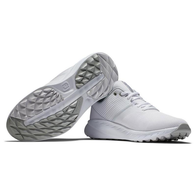 FootJoy Flex Golf Shoes - White/Grey - main image