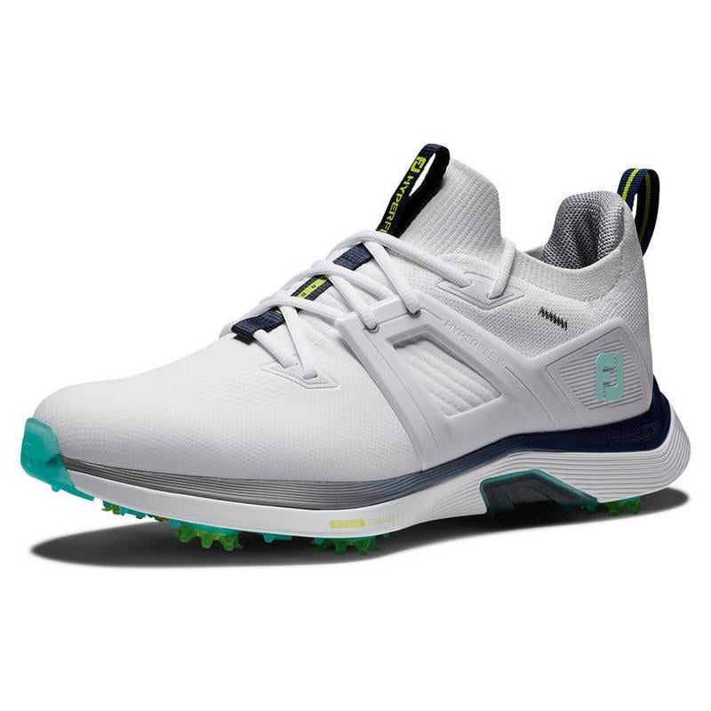 FootJoy Hyperflex Carbon Golf Shoes - White/Charcoal/Teal - main image