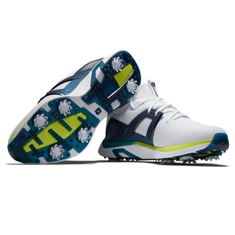 FootJoy Hyperflex Golf Shoes - White/Lime/Navy - main image