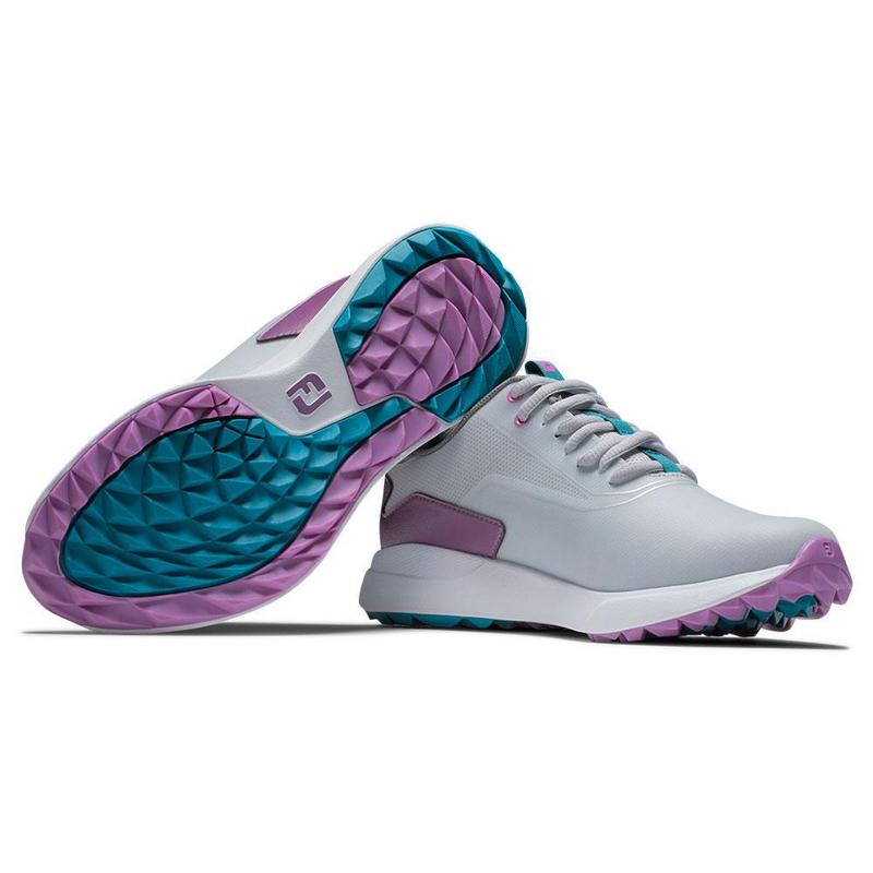 FootJoy Performa Womens Golf Shoes - Grey/White/Purple - main image