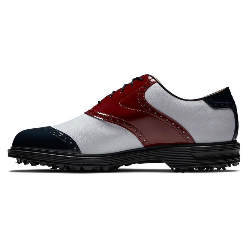 FootJoy Premiere Series Wilcox Golf Shoes - White/Navy/Wine - main image