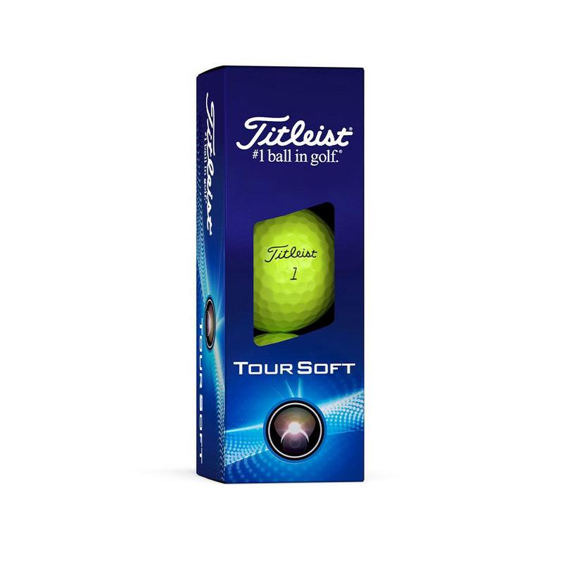 Titleist Tour Soft Golf Balls 2024 - Yellow - main image