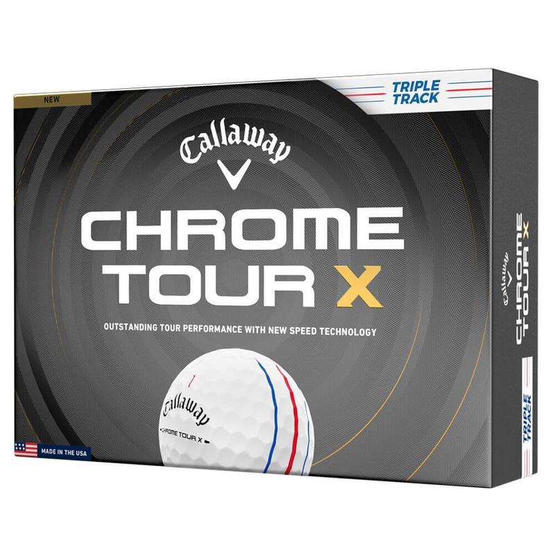 Callaway Chrome Tour X 26 Triple Track Golf Balls - White