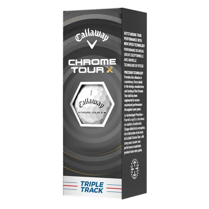 Callaway Chrome Tour X 26 Triple Track Golf Balls - White - main image