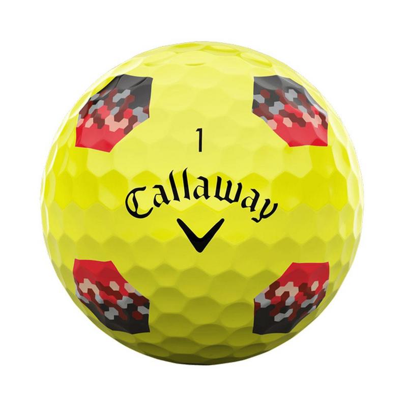 Callaway Chrome Soft TruTrack Golf Balls - Yellow - main image