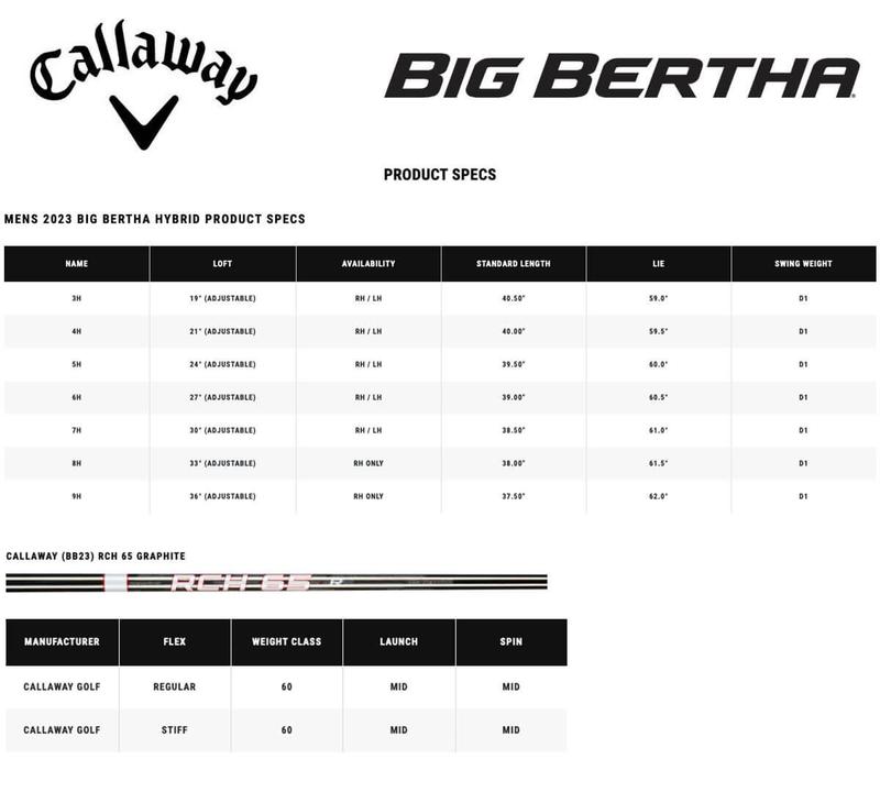 Callaway Big Bertha Golf Hybrid - main image