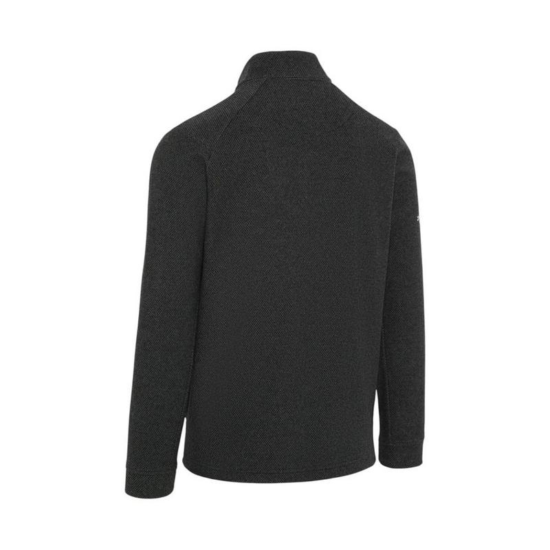 Callaway Double Brushed Jacquard 1/4 Zip Golf Sweater - Caviar - main image