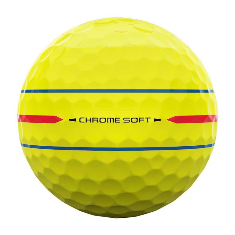 Callaway Chrome Soft 26 360 Triple Track Golf Balls - Yellow - main image