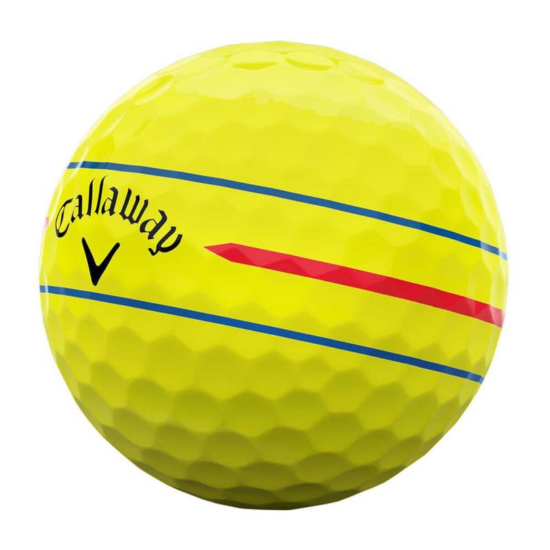 Callaway Chrome Soft 26 360 Triple Track Golf Balls - Yellow - main image