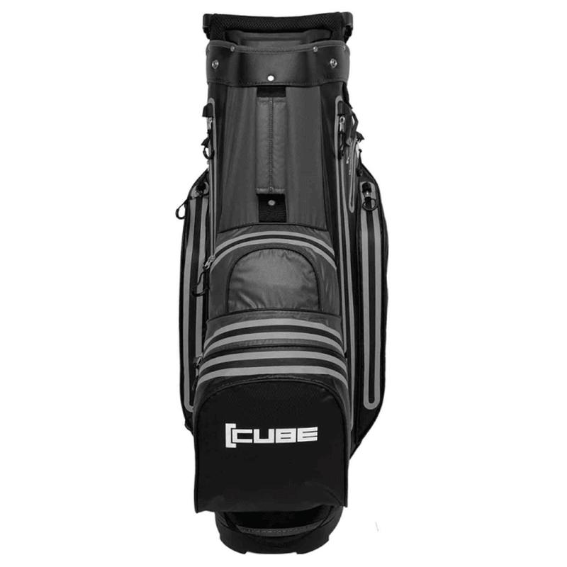 Cube 14 Way Water Resistant Golf Cart Bag - Black/Grey - main image