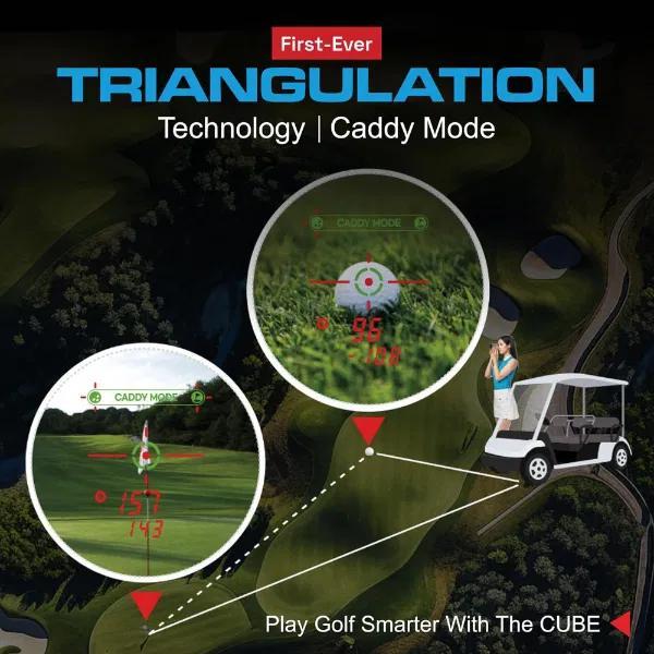 CaddyTalk Cube Laser Golf Rangefinder - main image