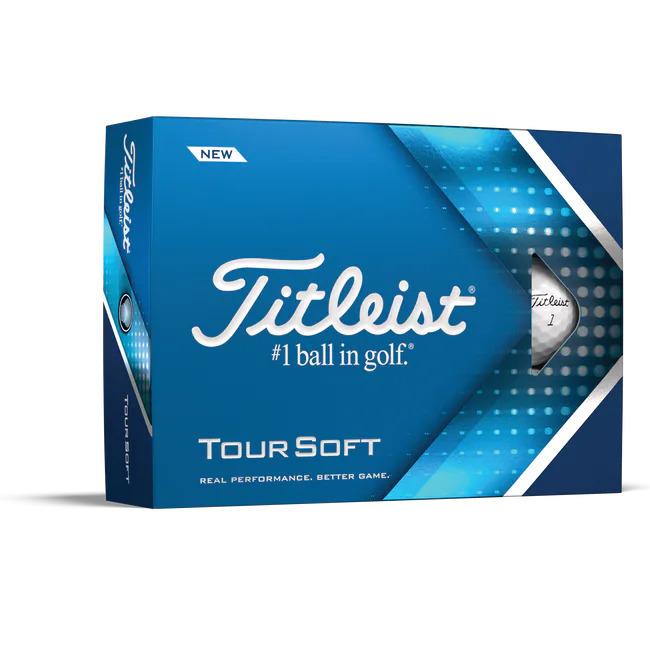 Titleist Tour Soft Golf Balls - Personalised - White - main image