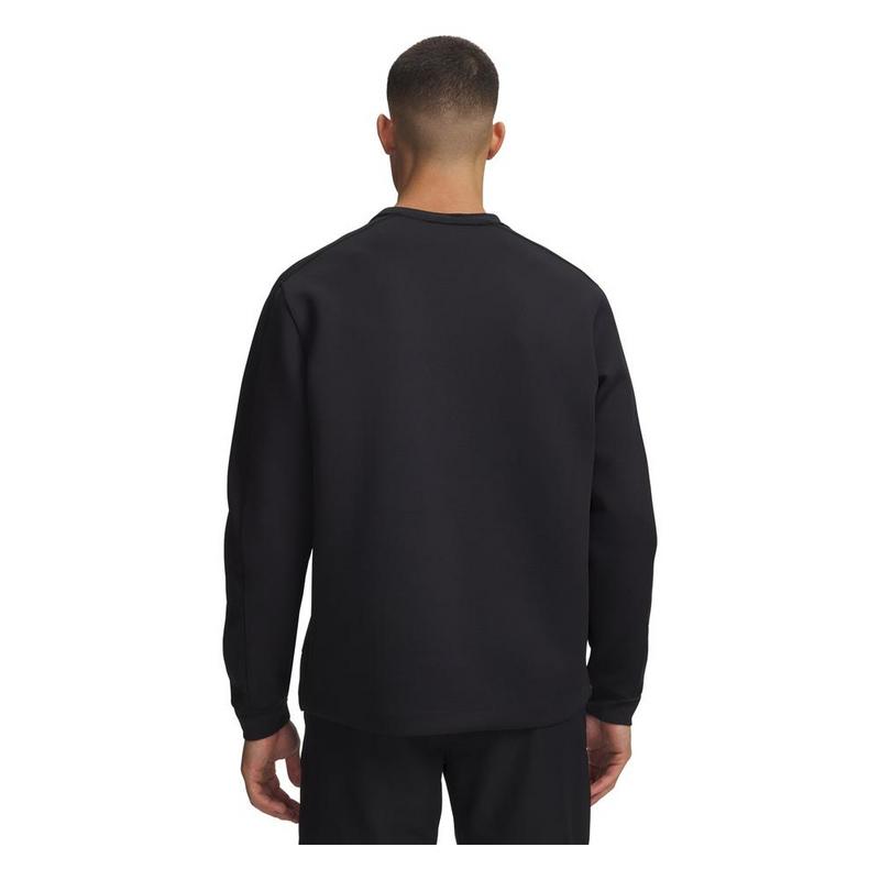 Under Armour UA Drive Crew Neck Golf Midlayer - Black/Anthracite - main image