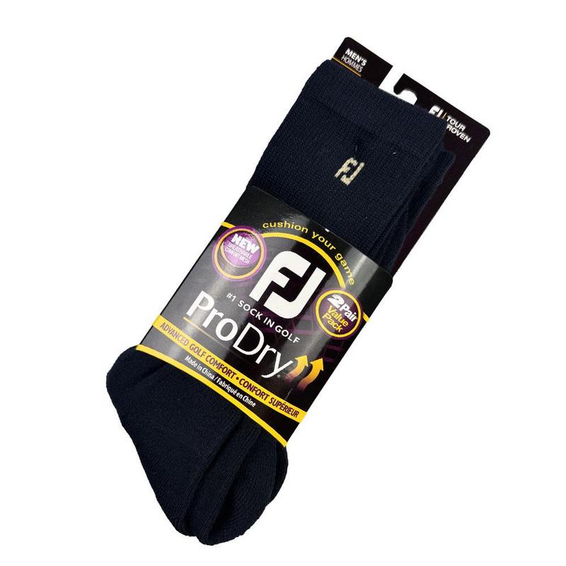 FootJoy ProDry Crew Golf Socks 2-Pair Pack - Navy - main image