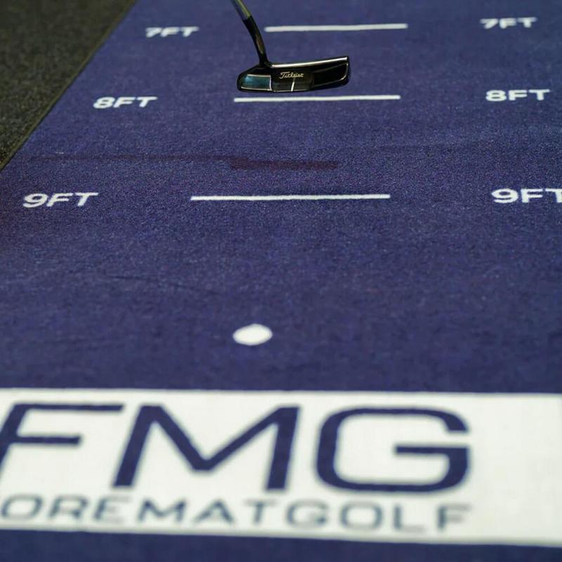 Foremat Golf Practice Putting Mat 12ft - Navy - main image