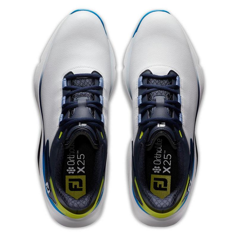 FootJoy Pro SLX Golf Shoes - White/Navy/Blue - main image