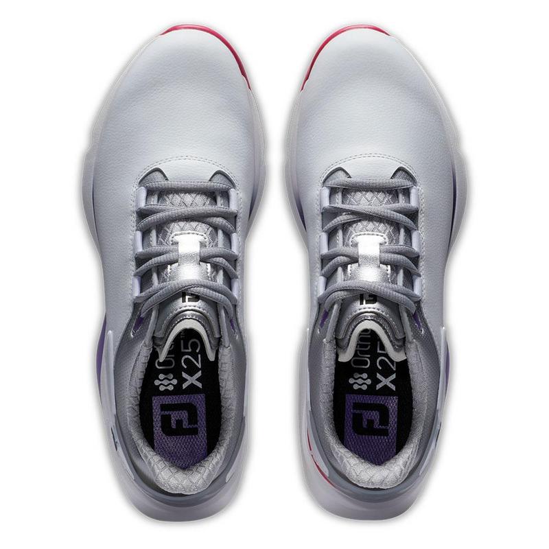 FootJoy Pro SLX Womens Golf Shoes - White/Silver/Multi - main image