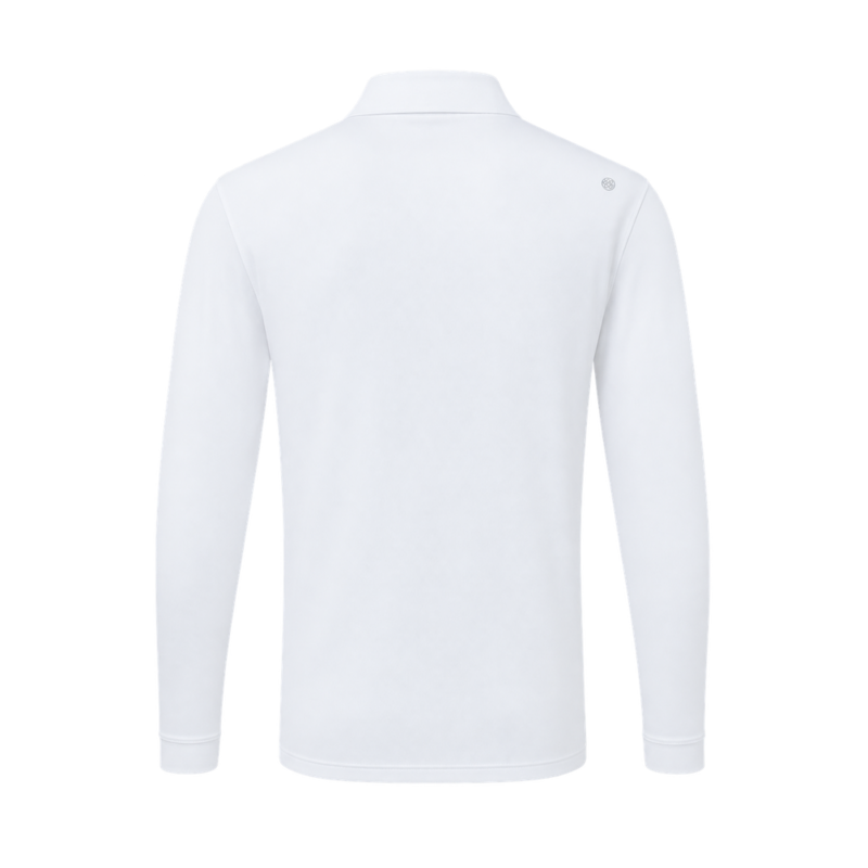 FootJoy ThermoSeries Long Sleeve Golf Polo Shirt - White - main image