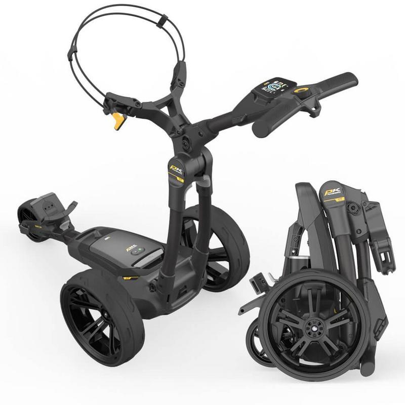 PowaKaddy CT6 Black Electric Golf Trolley 2024 - 18 Hole Lithium - main image