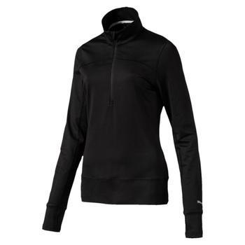 Puma Ladies 1/4 Zip Popover - Puma Black - main image