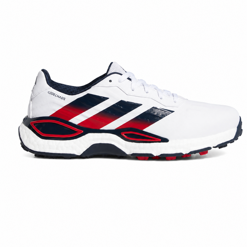 adidas Codechaos 27 Golf Shoes - White/Collegiate Navy/Pure Ruby - main image