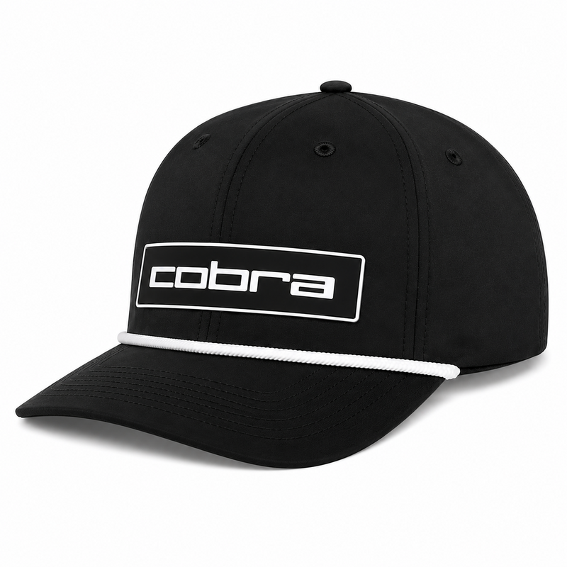 Cobra Tour Tech Rope Golf Cap Black - main image