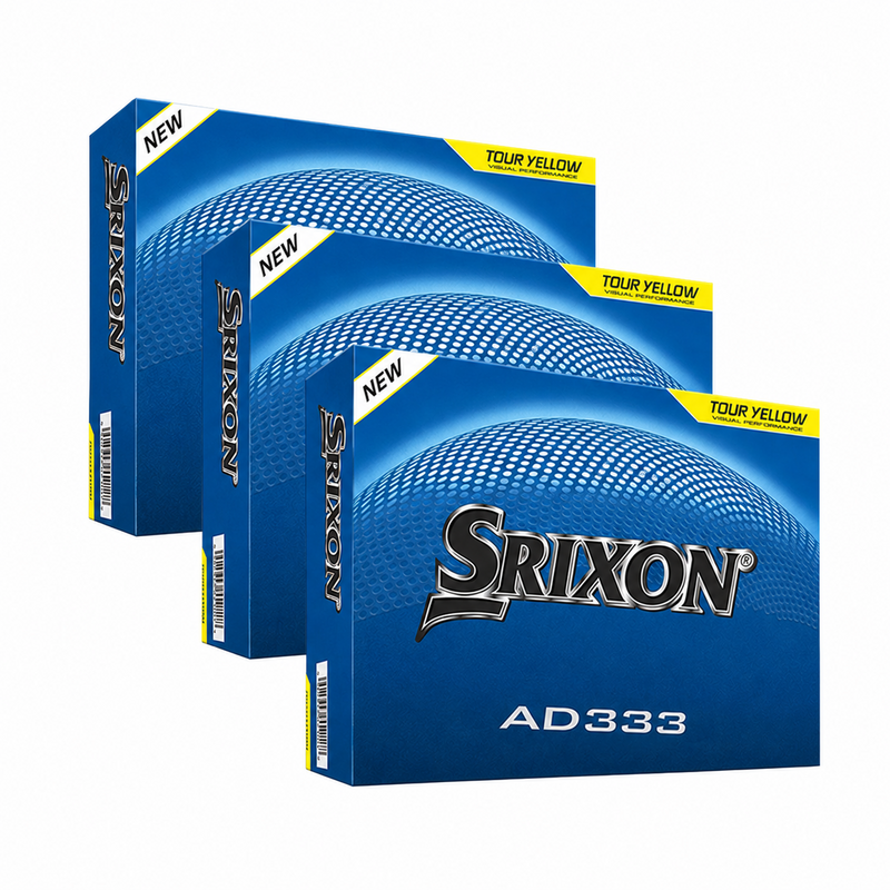Srixon AD333 Golf Balls - Yellow 3 Dozen Personalised - main image