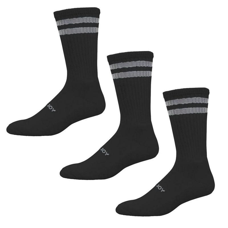 FootJoy ComfortSof Golf Socks 3-Pair Pack - Black - main image