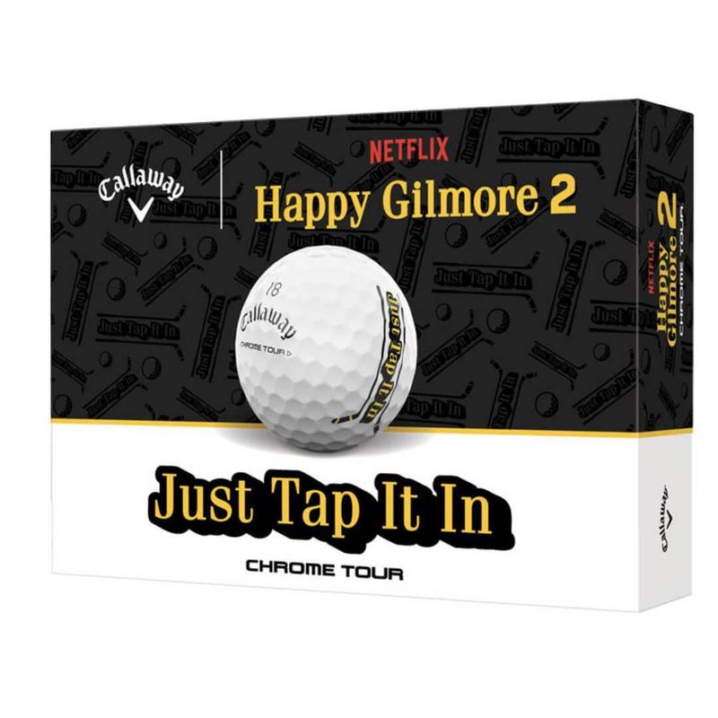 Callaway Chrome Tour Happy Gilmore 2 Golf Balls - Just Tap It In - main image