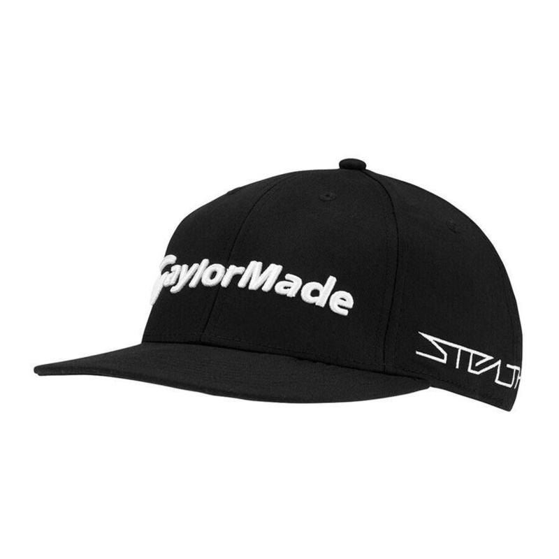 TaylorMade Tour Flat Bill Golf Cap - Black - main image