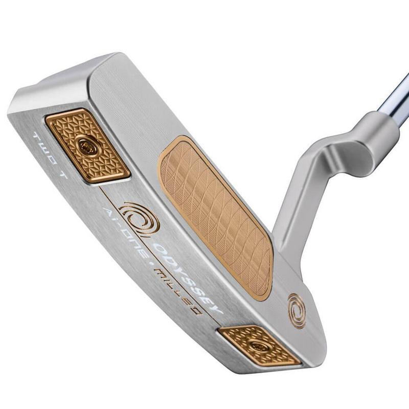 Odyssey Ai-ONE Milled Silver Two T Crank Hosel Golf Putter - main image