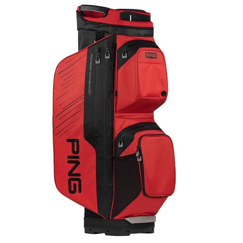 Ping Pioneer Monsoon 231 Waterproof Golf Cart Bag - Red/Black - main image