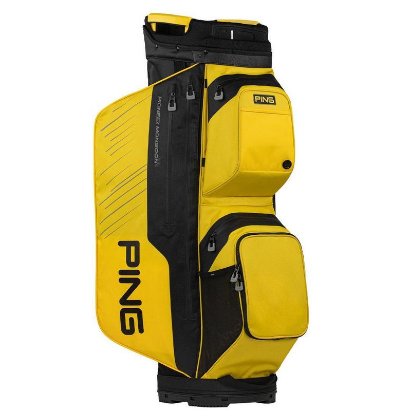 Ping Pioneer Monsoon 231 Waterproof Golf Cart Bag - Yellow/Black - main image