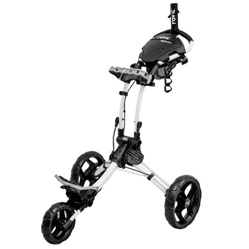 Rovic RV1C 2.0 Compact Golf Trolley - Arctic White - main image