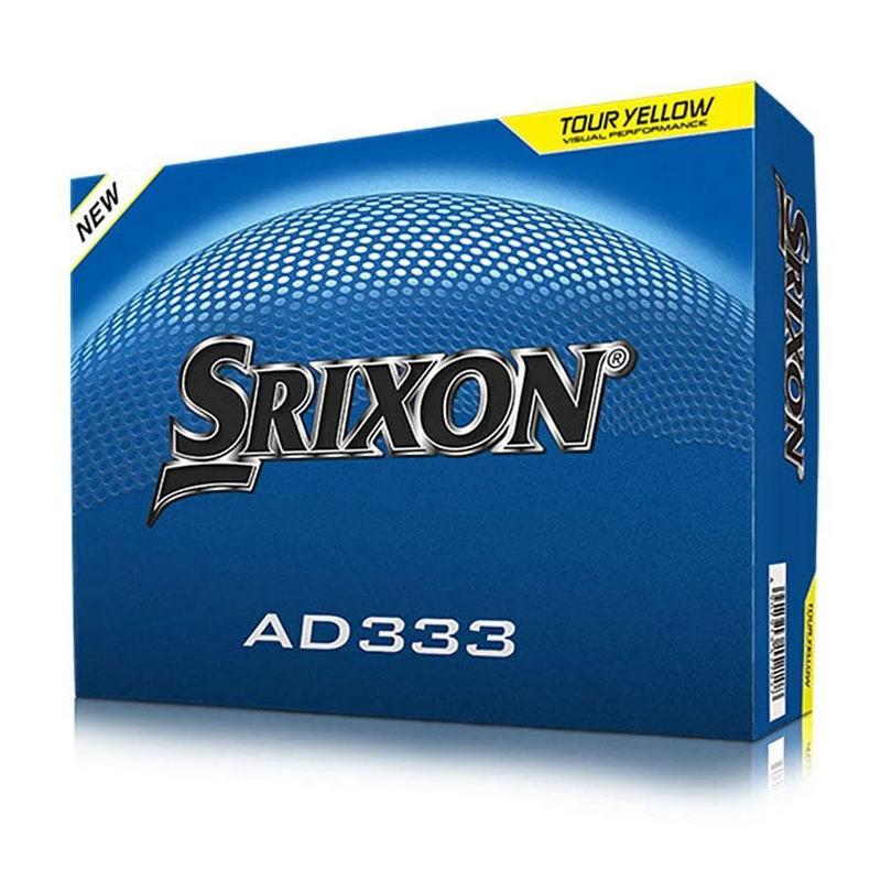 Srixon AD333 Golf Balls - Yellow 3 Dozen Personalised - main image