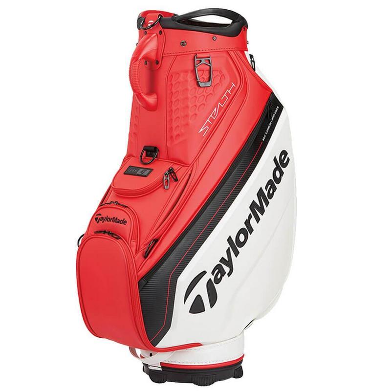 TaylorMade Stealth 2 Tour Golf Staff Bag - Red/White/Black - main image