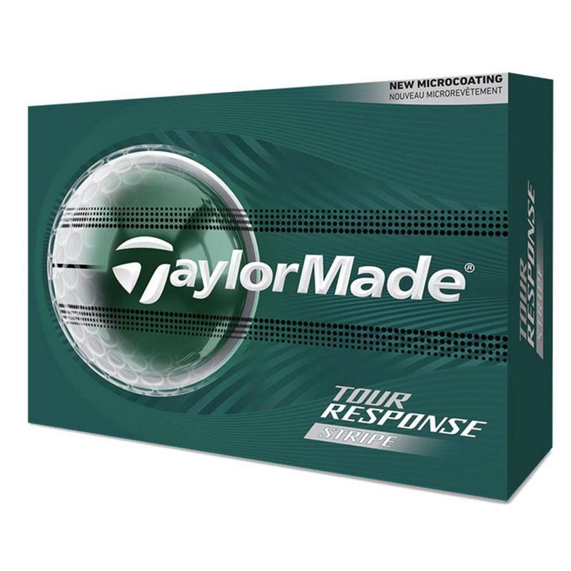 TaylorMade Tour Response Stripe Golf Balls - White/Clear (4 For 3) - main image