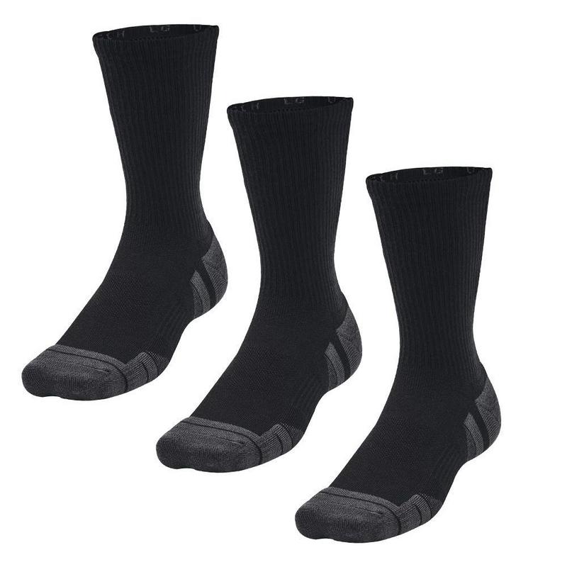 Under Armour Performance Tech Crew Socks 3-Pair Pack - Black - main image