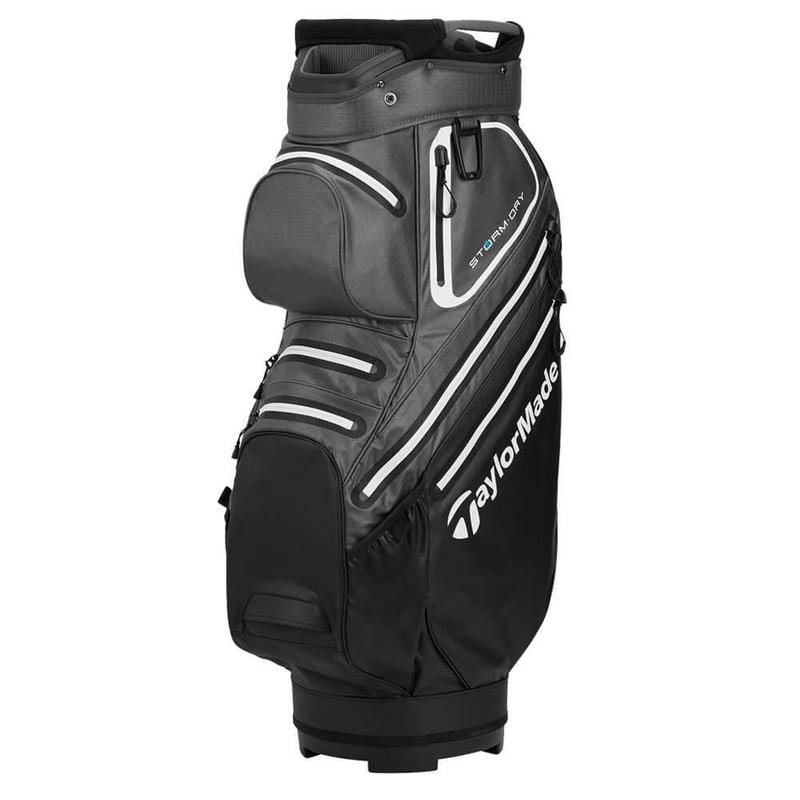 TaylorMade Storm Dry Waterproof Golf Cart Bag Black/Grey/White - main image