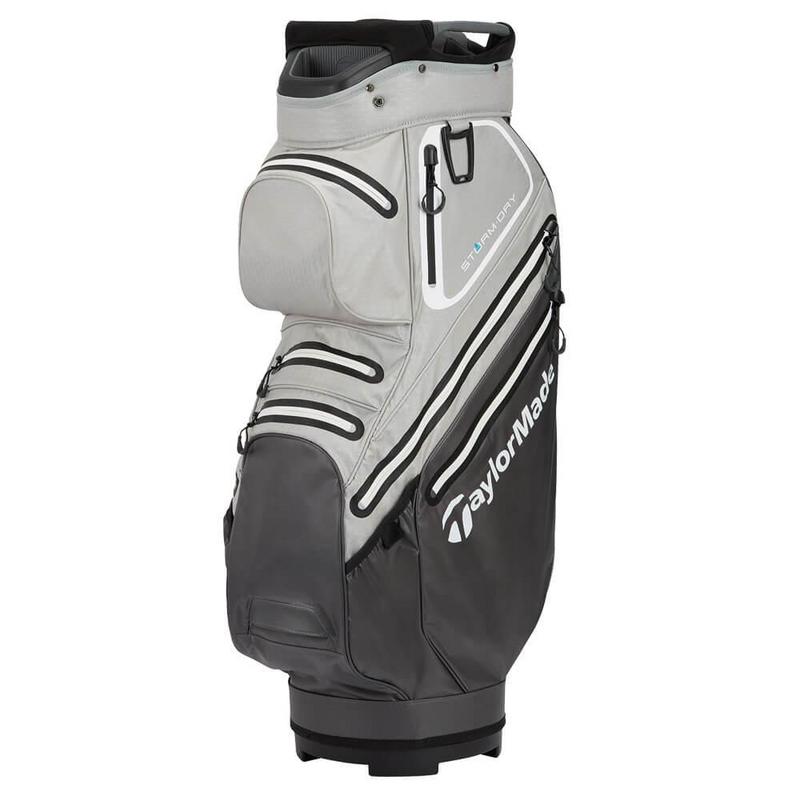 TaylorMade Storm Dry Waterproof Golf Cart Bag - Dark Grey/Light Grey - main image