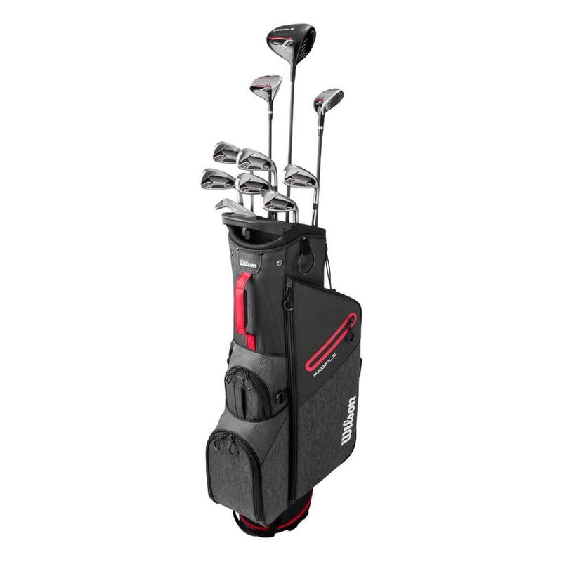 Wilson Profile 11 Piece Left Hand Golf Package Set - Steel with Stand Bag - main image