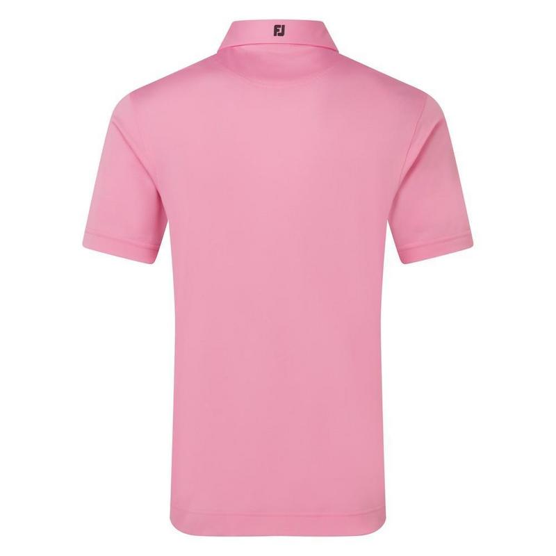 Footjoy Stretch Pique Solid Golf Polo Shirt - Pink Pop - main image